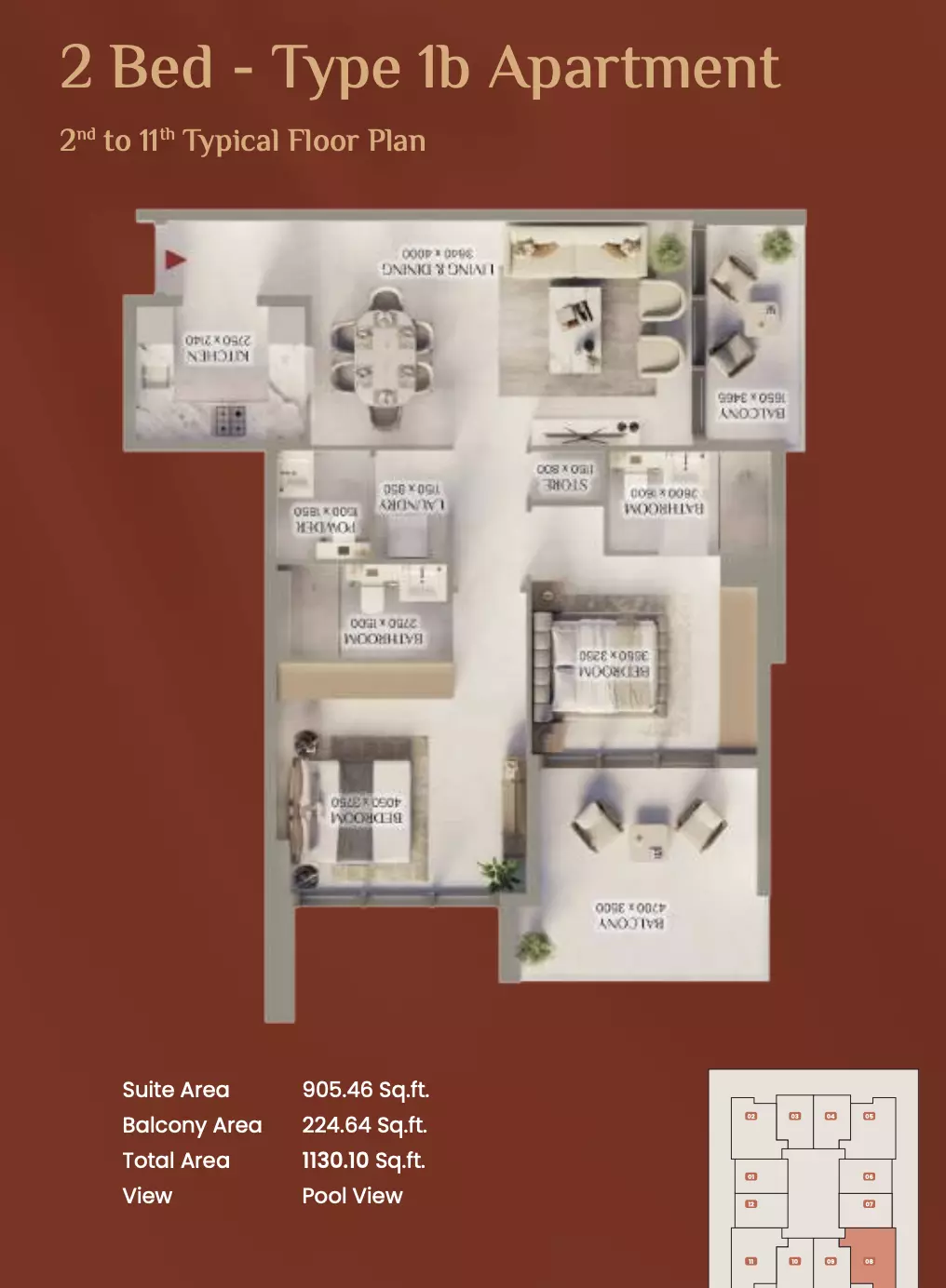 Unit floor plan image