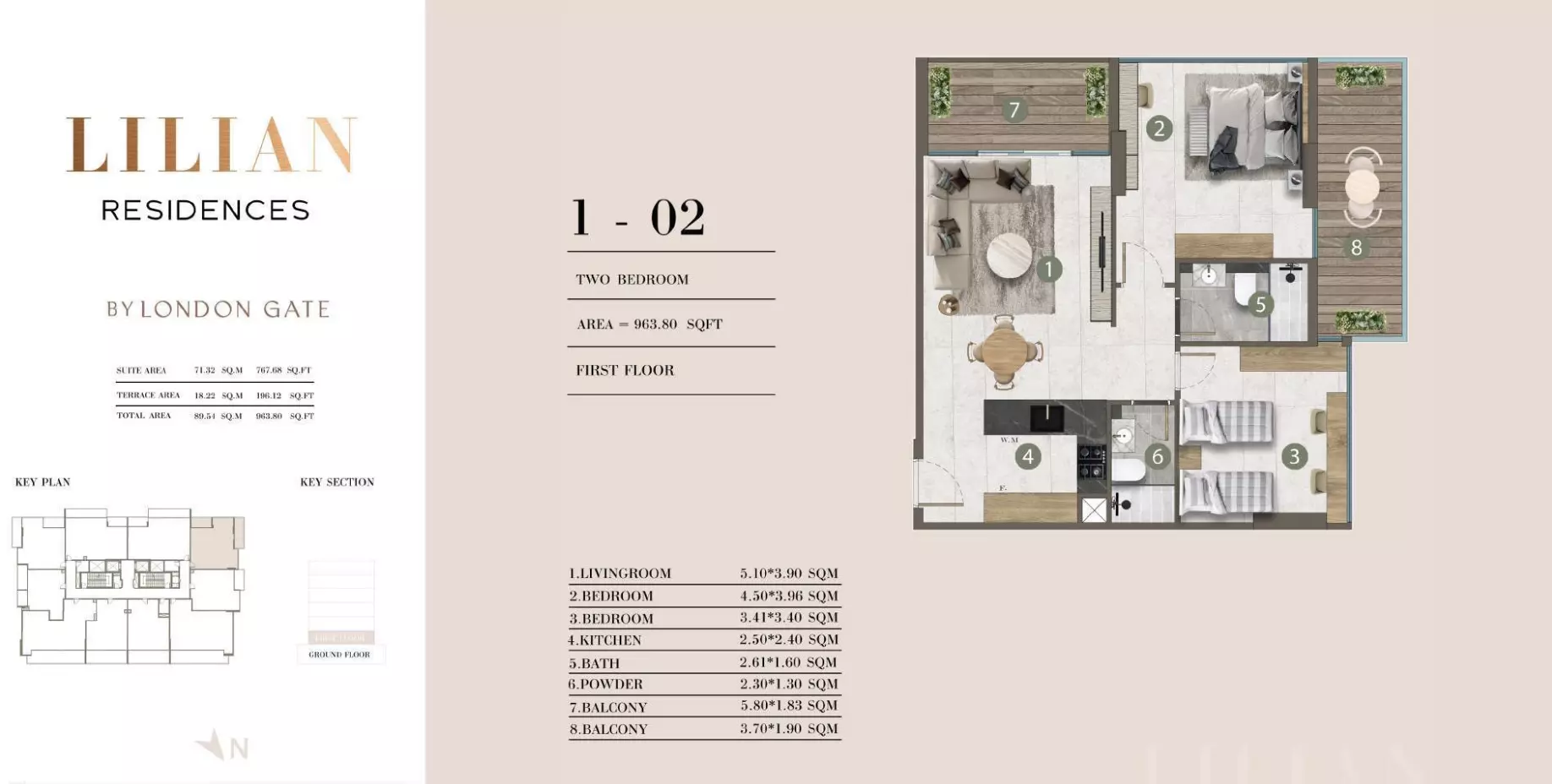 Unit floor plan image