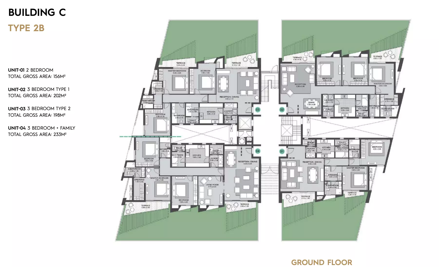 صورة مخطط ارضية الوحدة