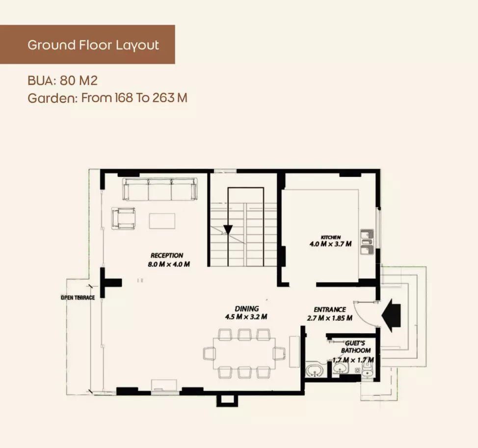 صورة مخطط ارضية الوحدة