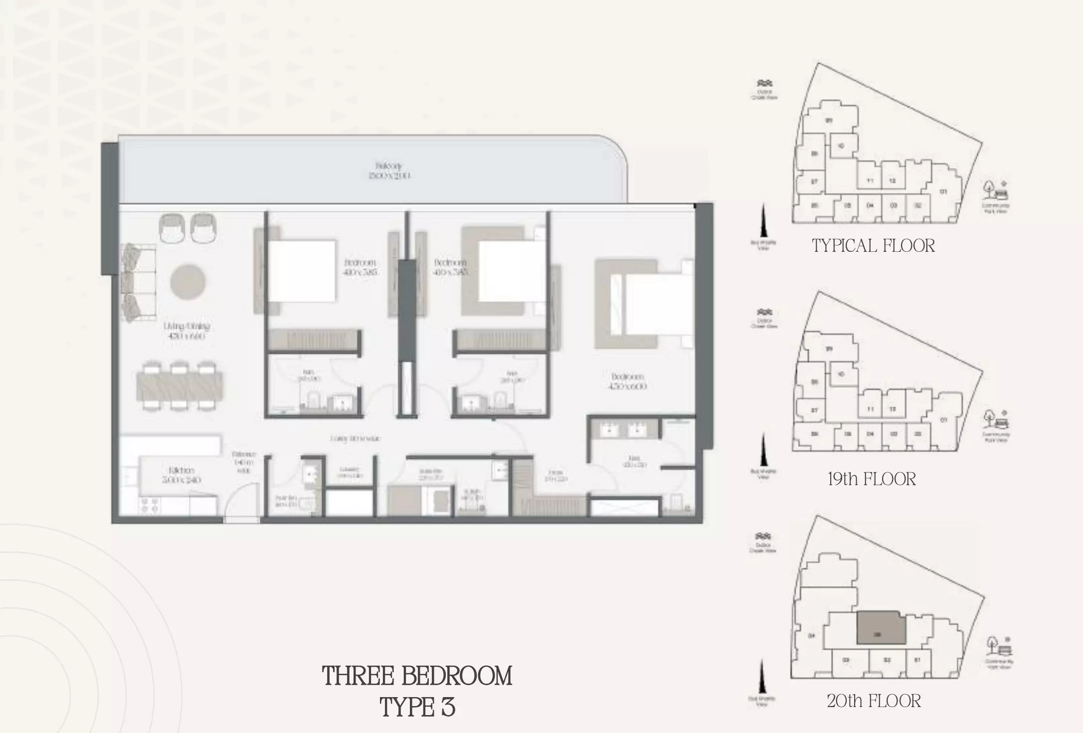 صورة مخطط ارضية الوحدة