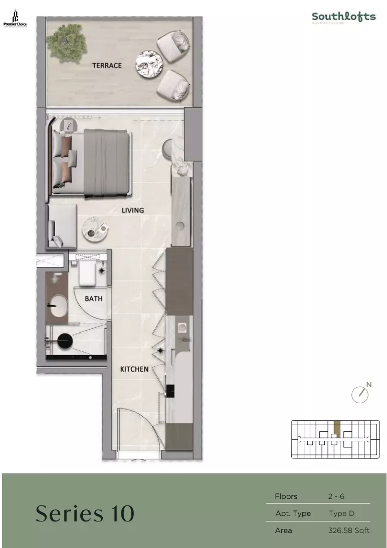 Unit floor plan image