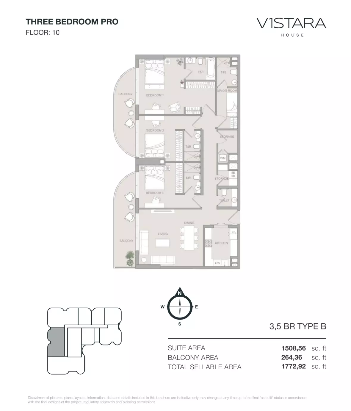 Unit floor plan image