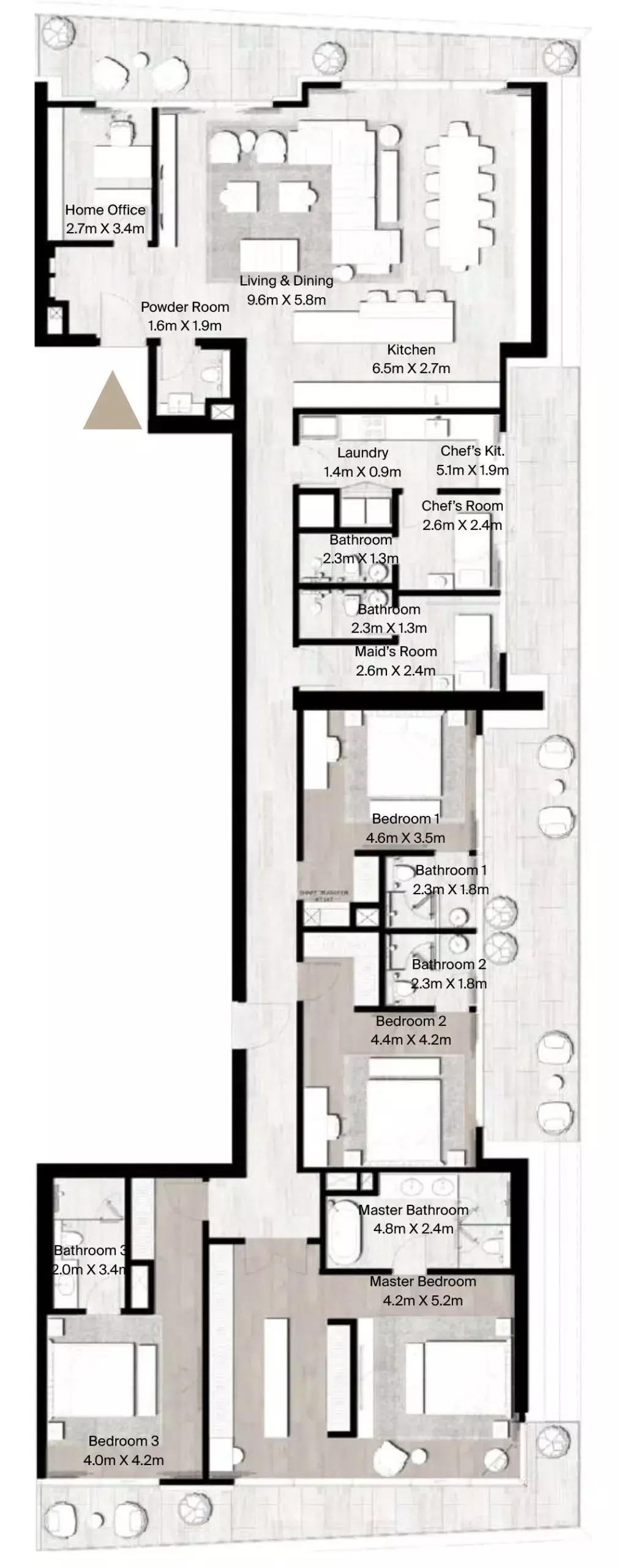 صورة مخطط ارضية الوحدة