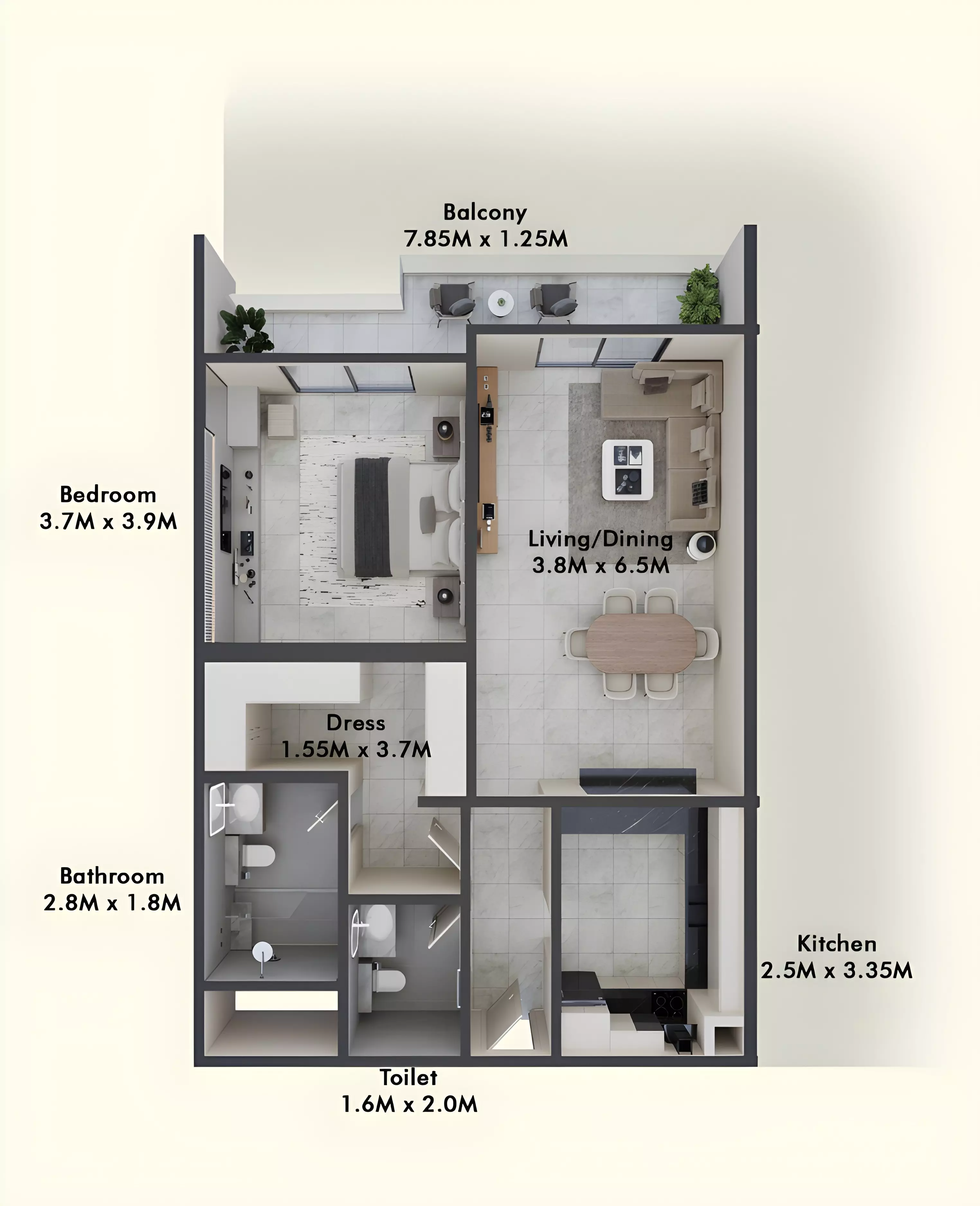 Unit floor plan image