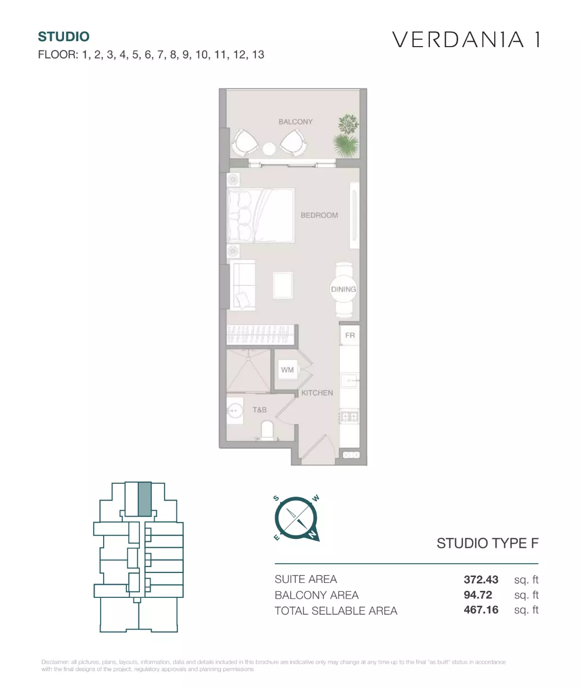 Unit floor plan image