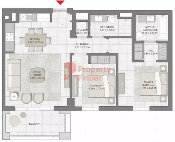 Creek Beach Surf Building 2, Level 7, 2 beds