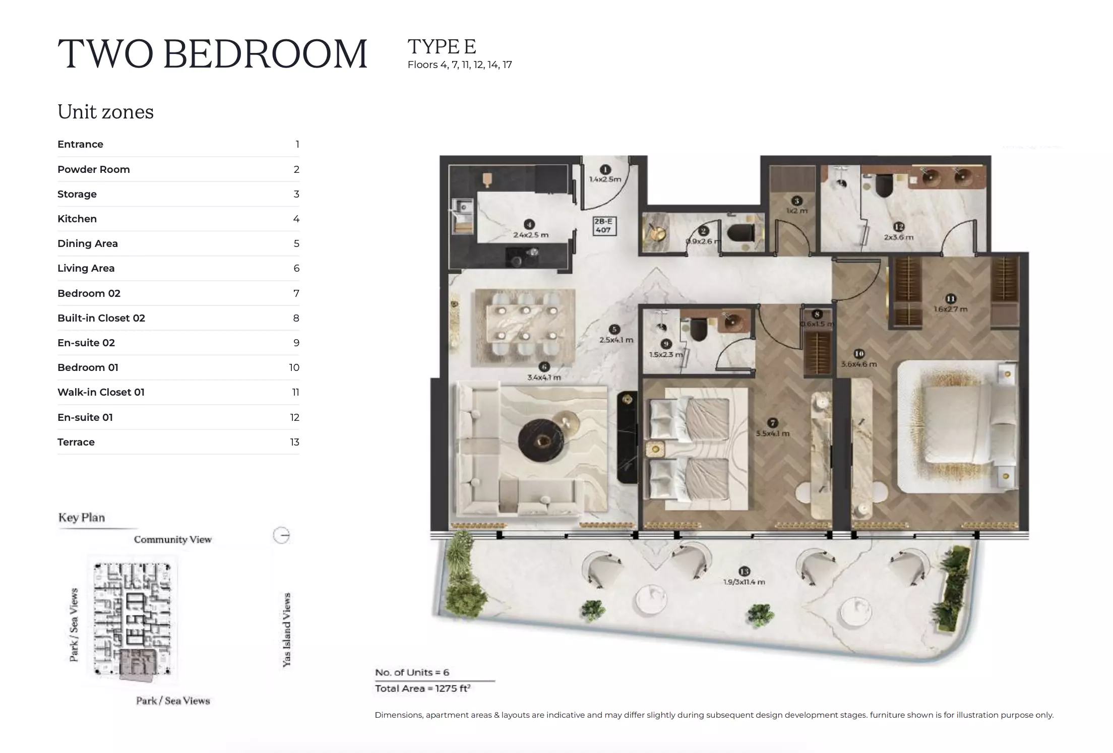 Unit floor plan image