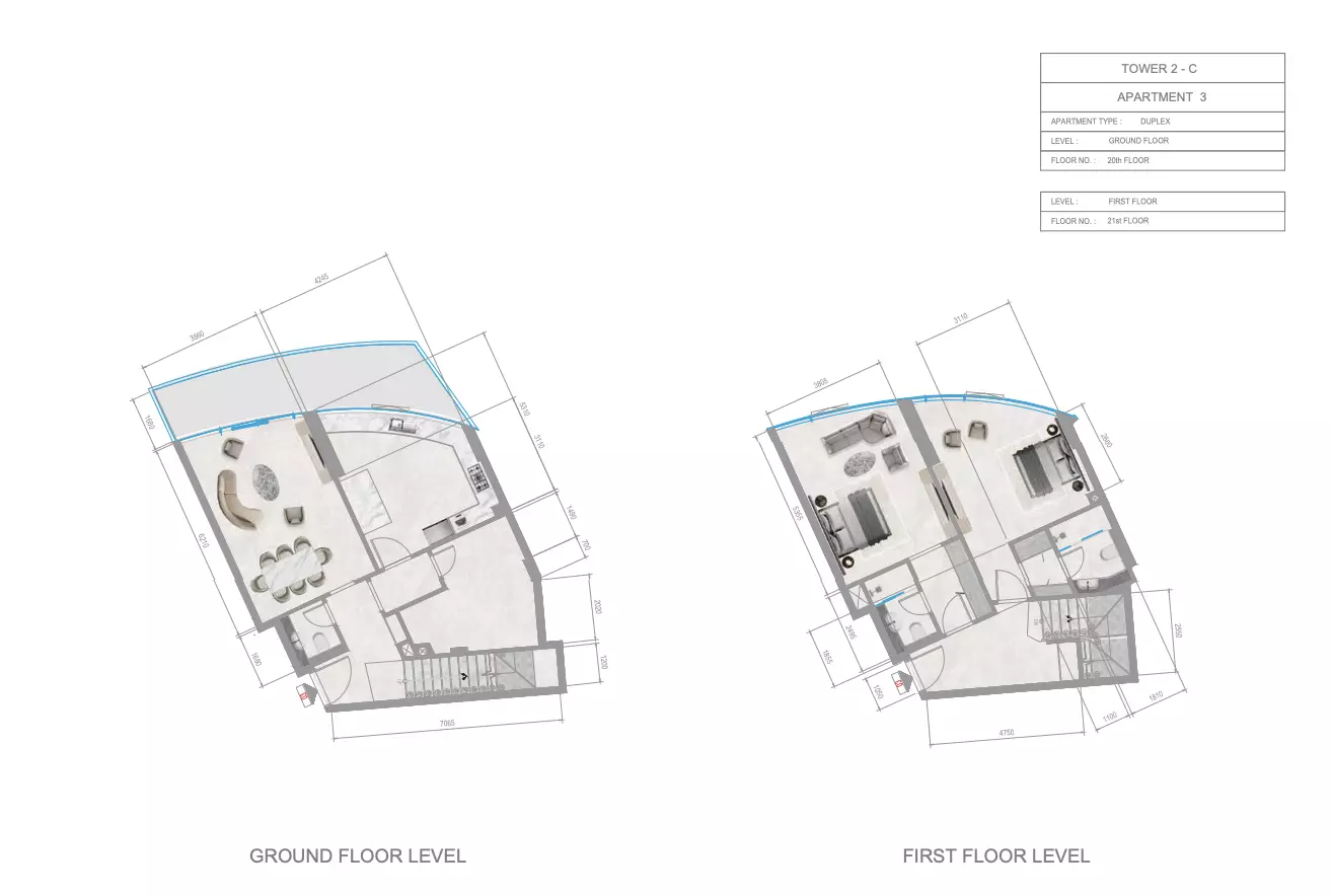 Orchid Towers Phase 1 - Type 5-Tower C Floor Plan