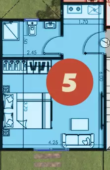 صورة مخطط ارضية الوحدة