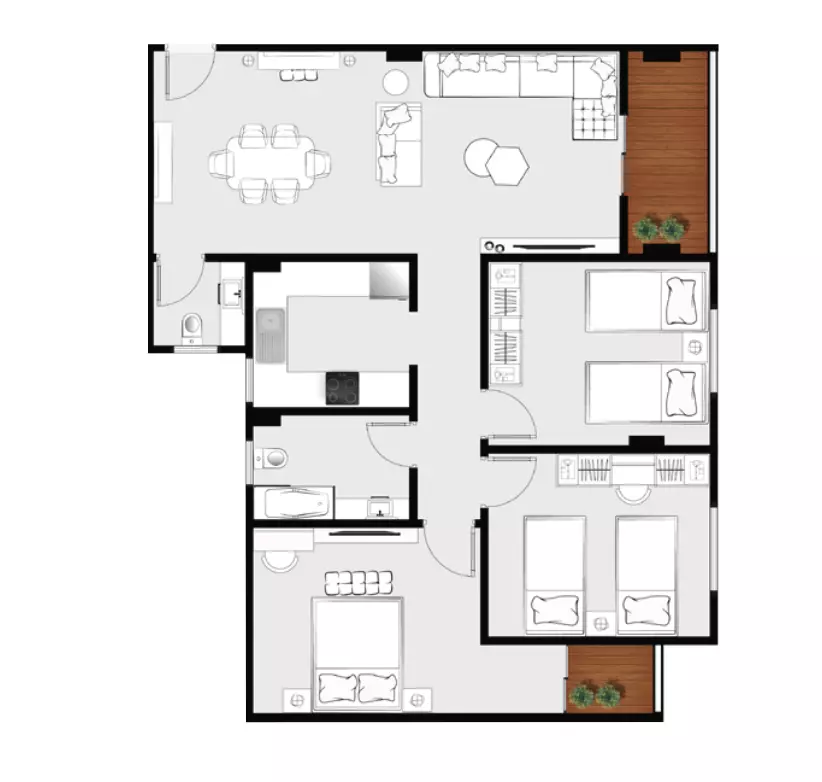 Unit floor plan image