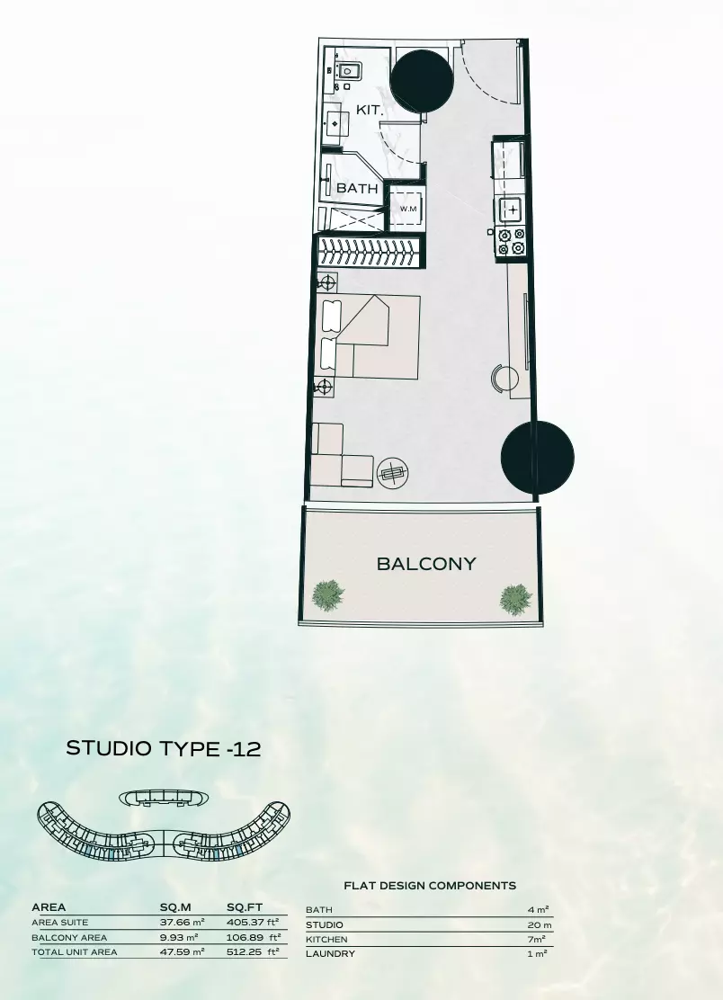 Unit floor plan image