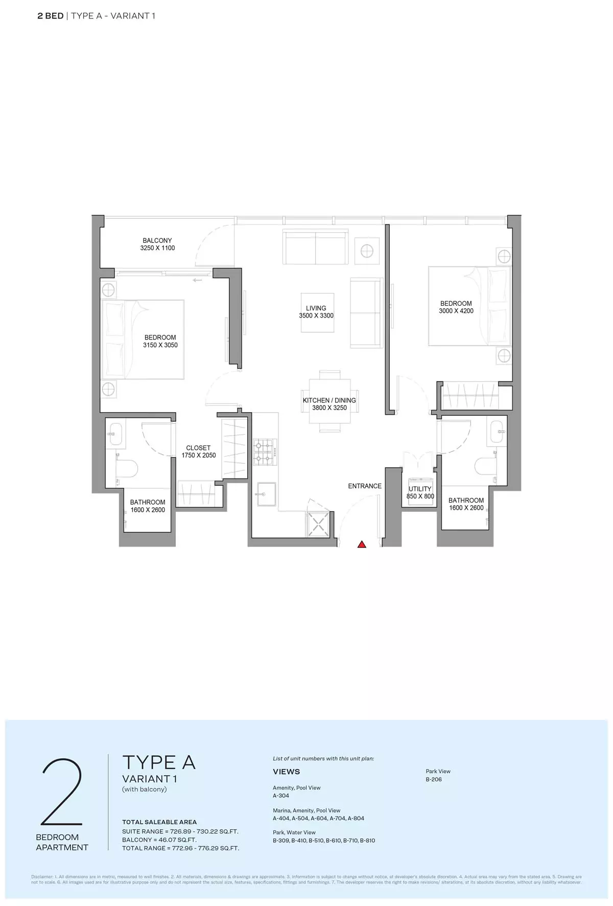 Unit floor plan image