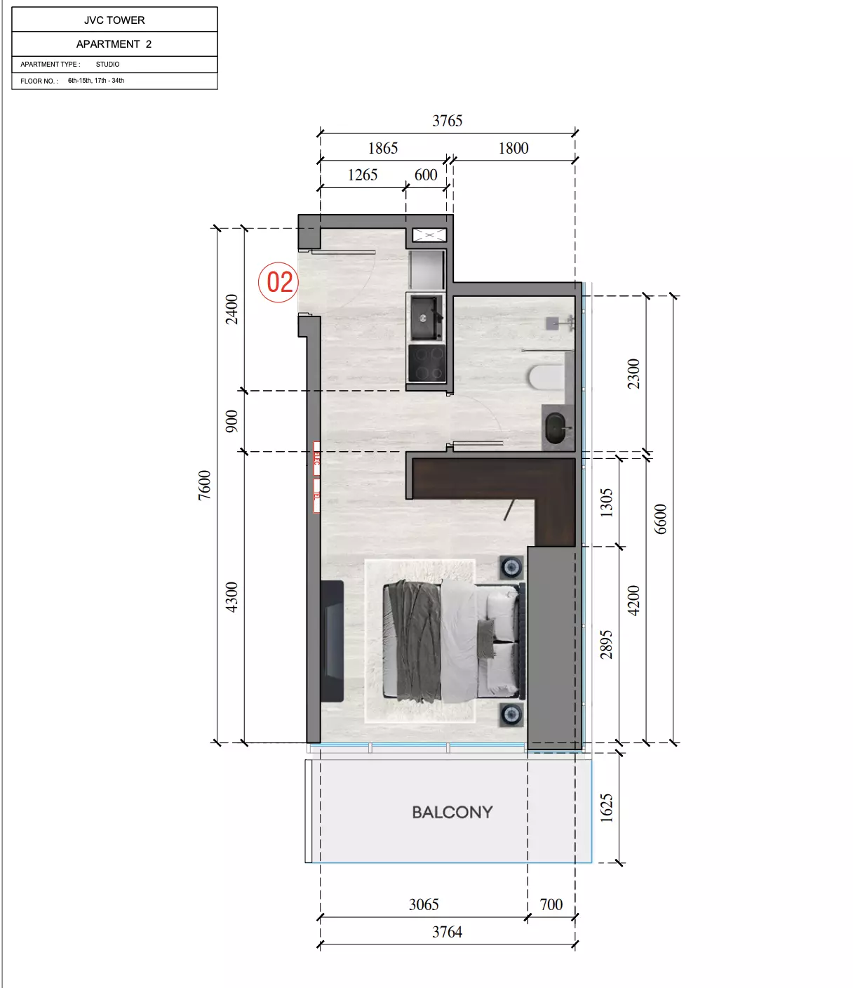 Unit floor plan image