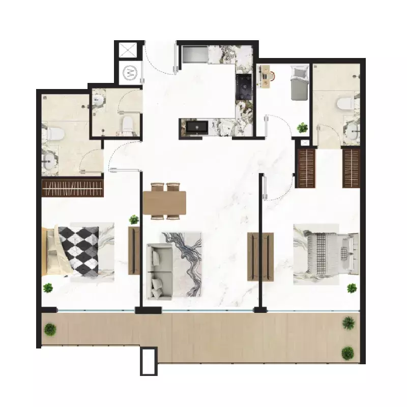 Unit floor plan image