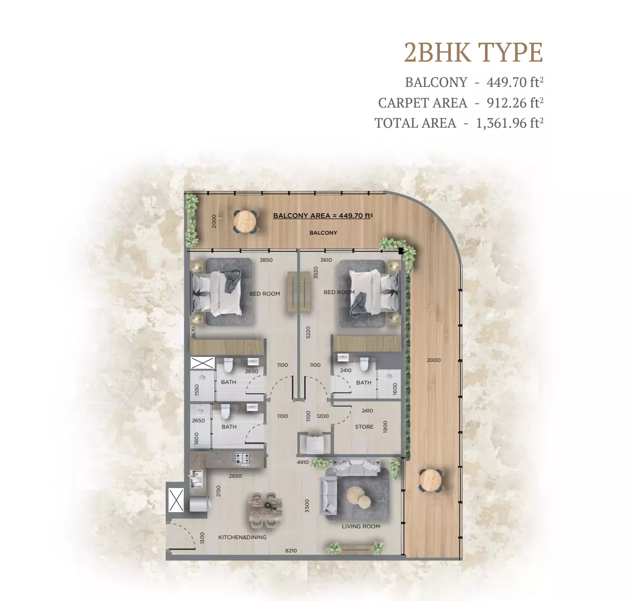 Unit floor plan image