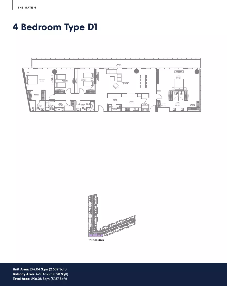 Unit floor plan image