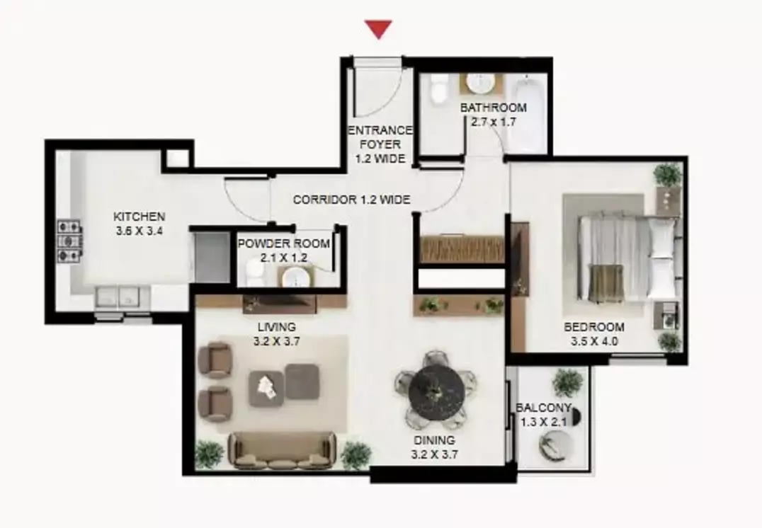 Unit floor plan image
