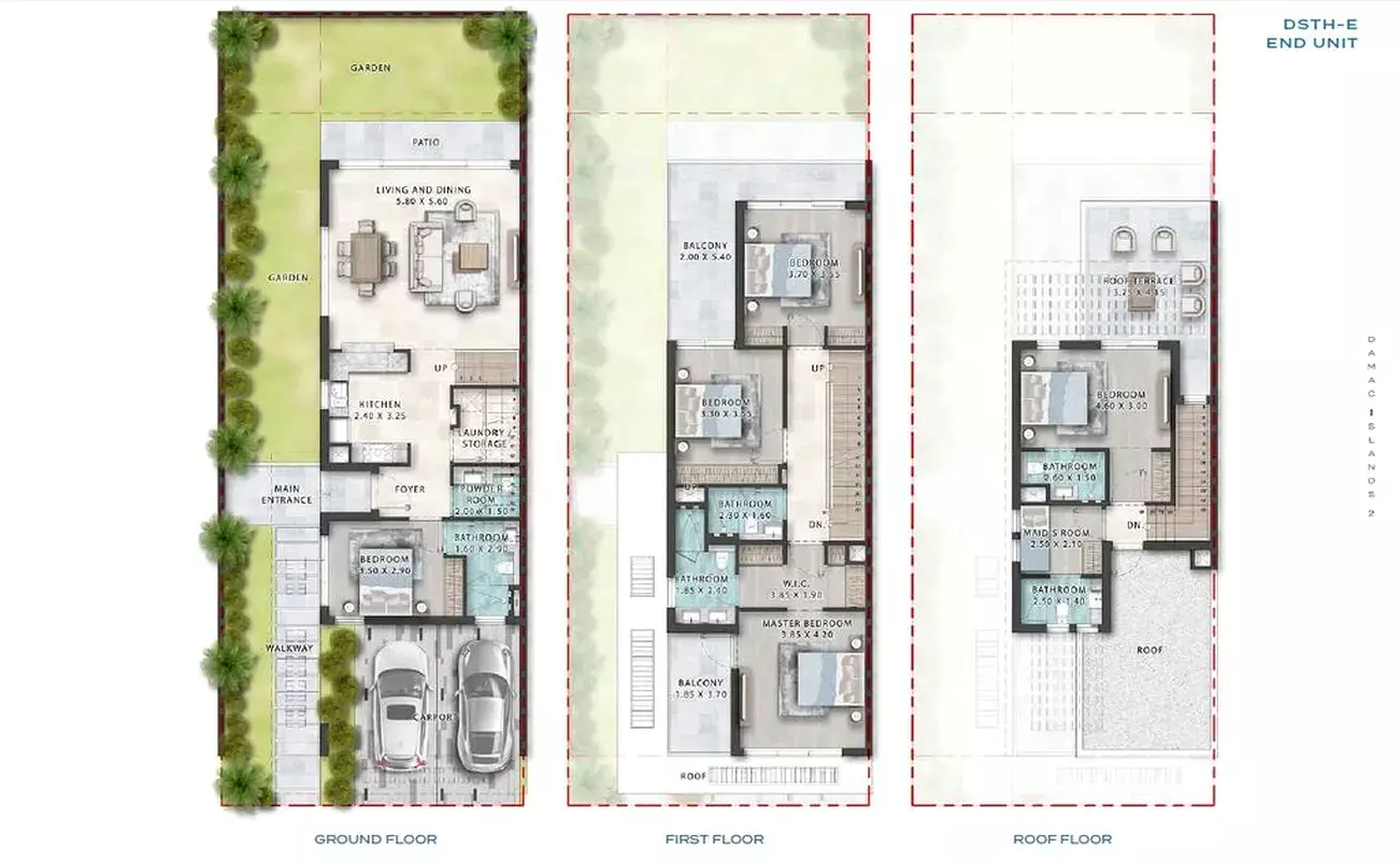 صورة مخطط ارضية الوحدة