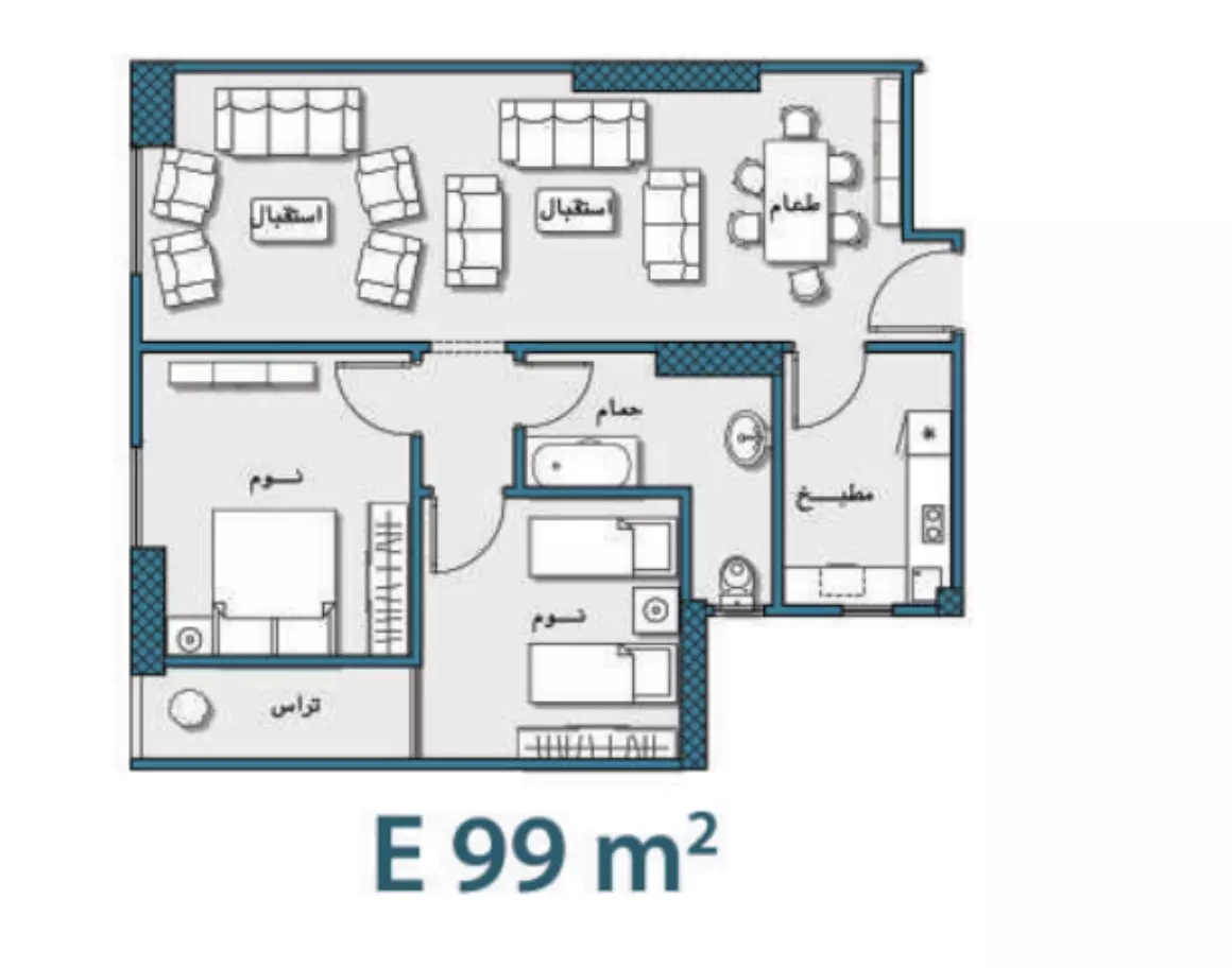 Unit floor plan image