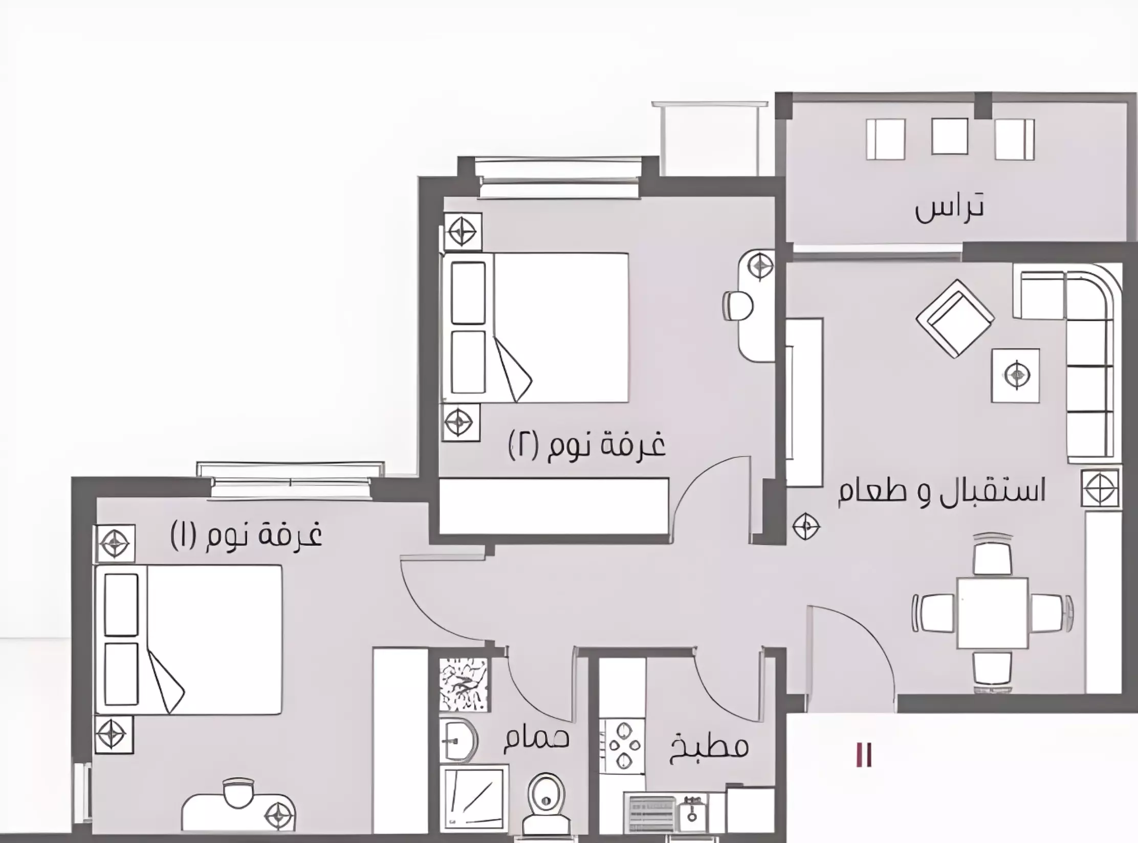 Unit floor plan image