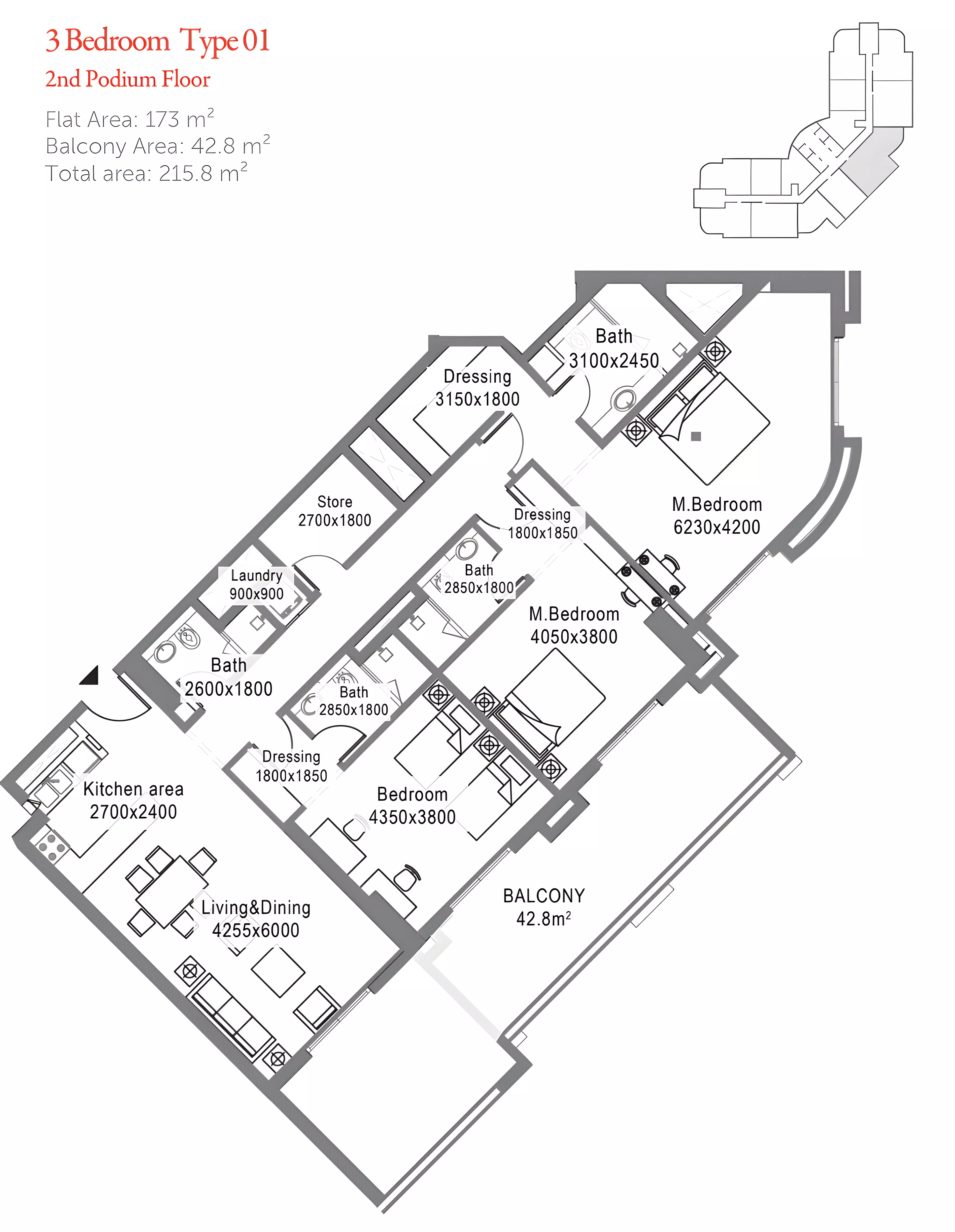 Unit floor plan image