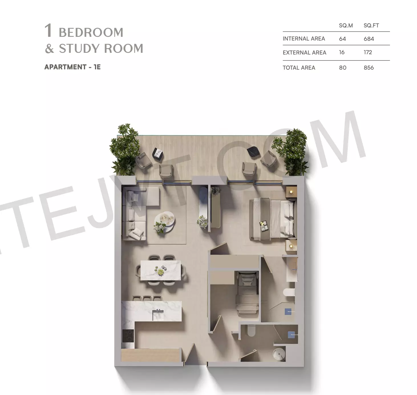 Unit floor plan image