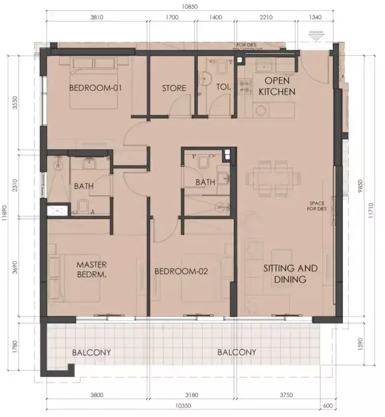 Unit floor plan image