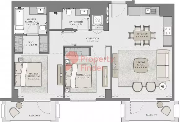 Orchid At Creek Beach Building 2 Unit 107, 2 beds