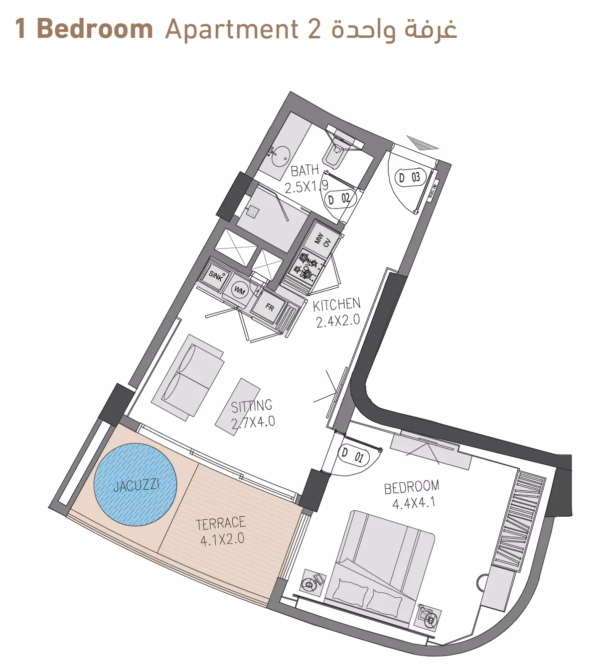Unit floor plan image