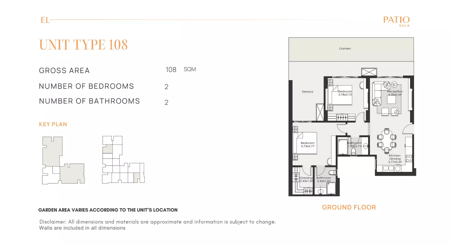صورة مخطط ارضية الوحدة