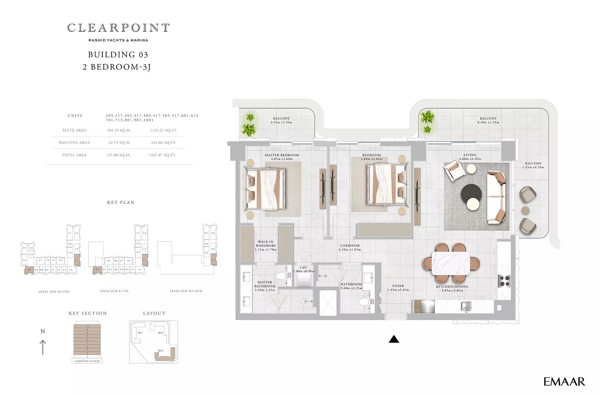 Clearpoint Building 3 _ Type 3I, 2 beds