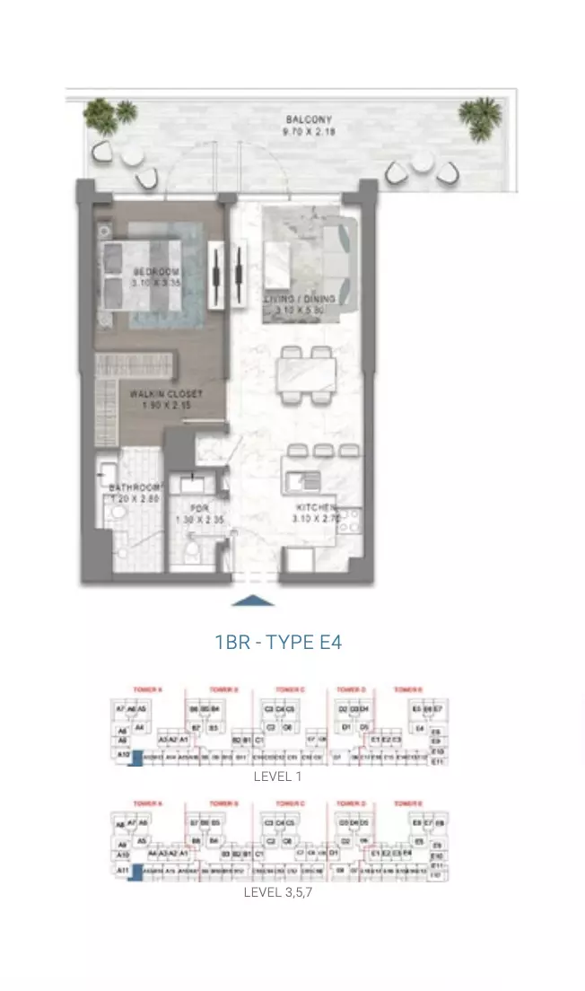 Unit floor plan image