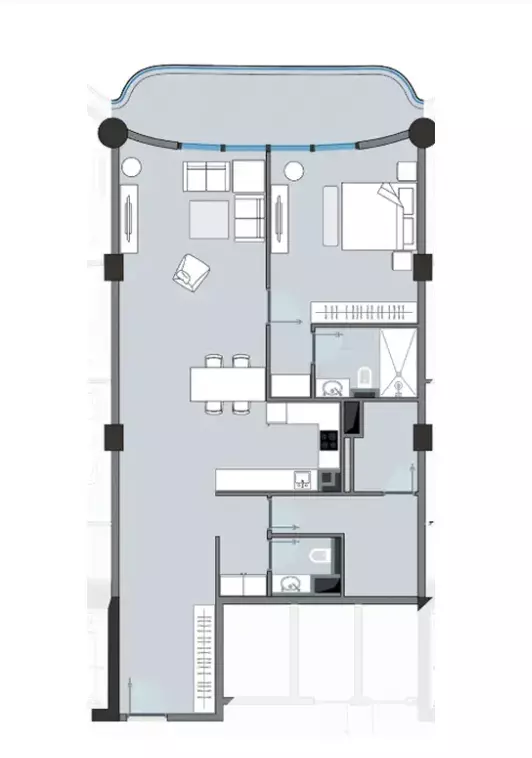 صورة مخطط ارضية الوحدة