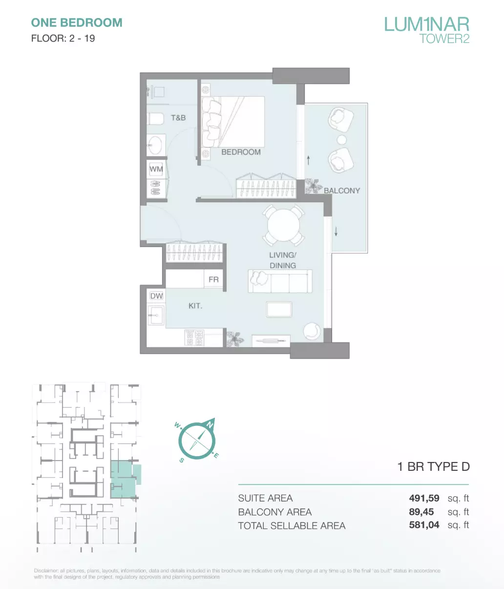 Unit floor plan image