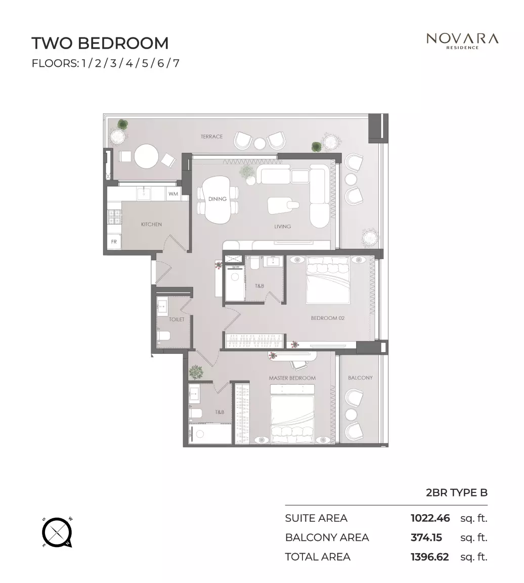 Unit floor plan image