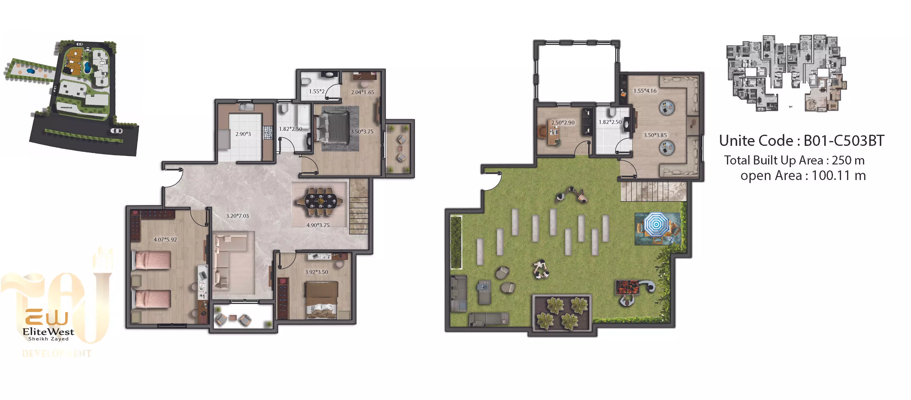 Unit floor plan image