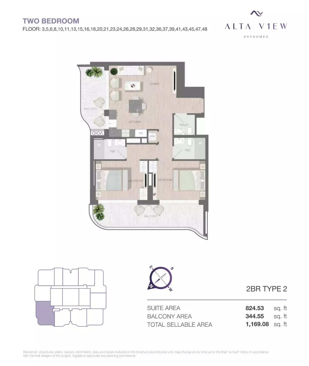 Unit floor plan image