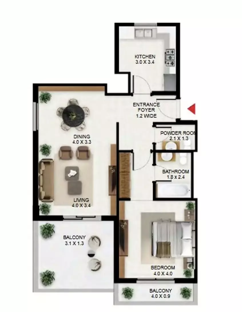 Unit floor plan image