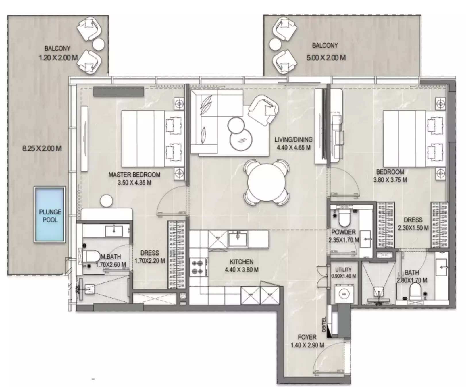 Unit floor plan image