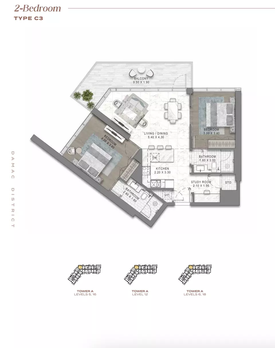Unit floor plan image