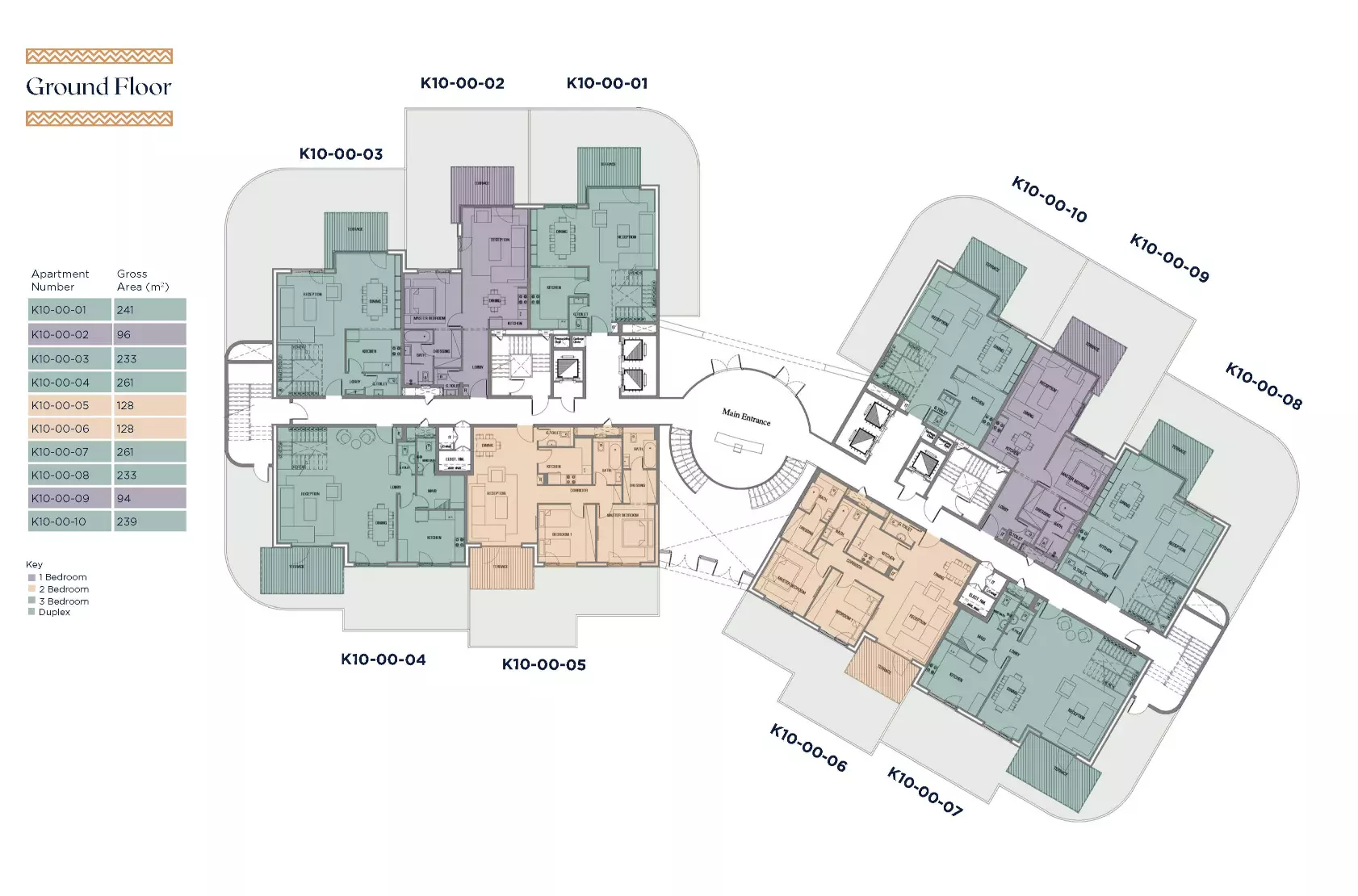 صورة مخطط ارضية الوحدة