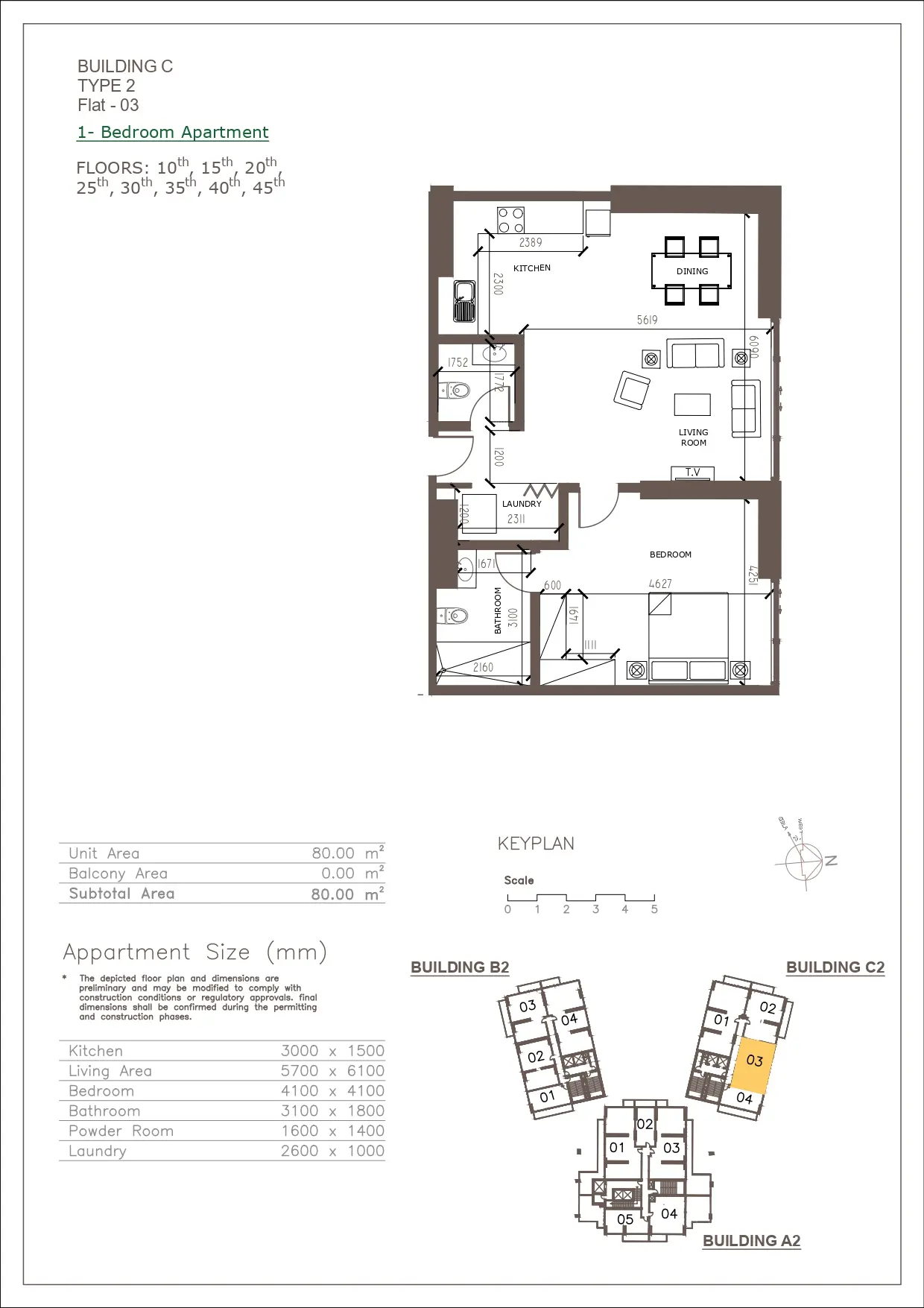 Unit floor plan image