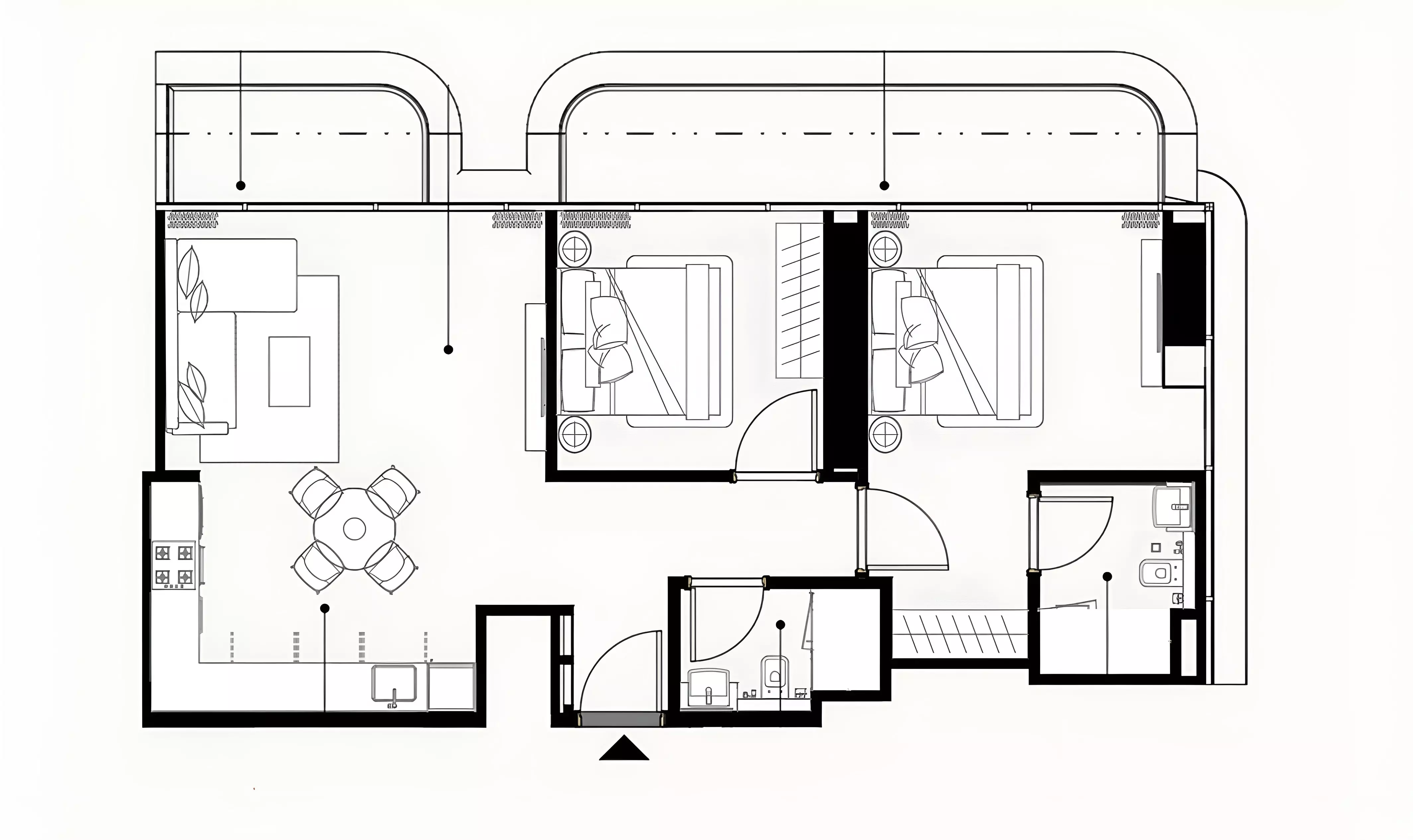 Unit floor plan image