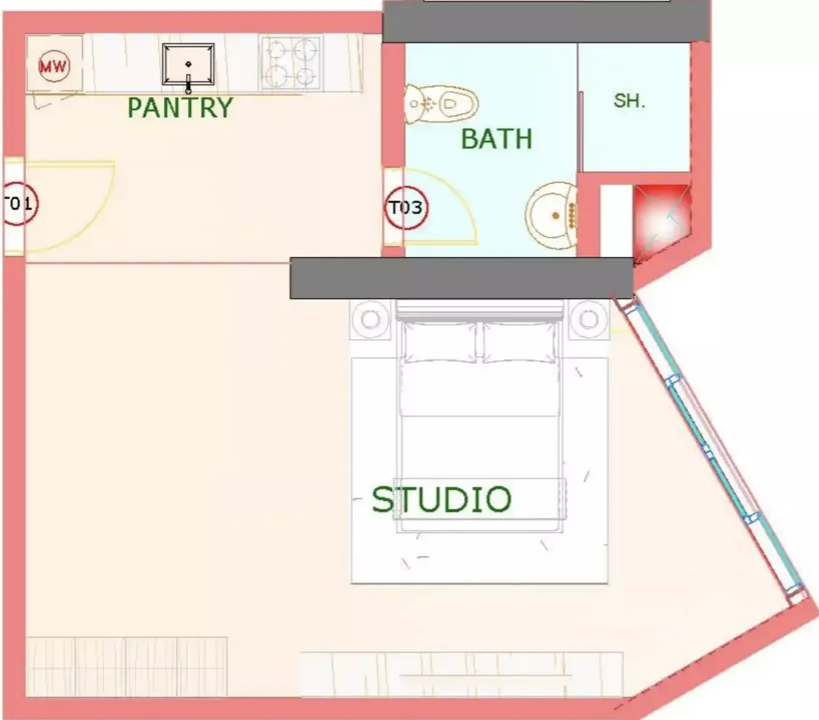 Unit floor plan image