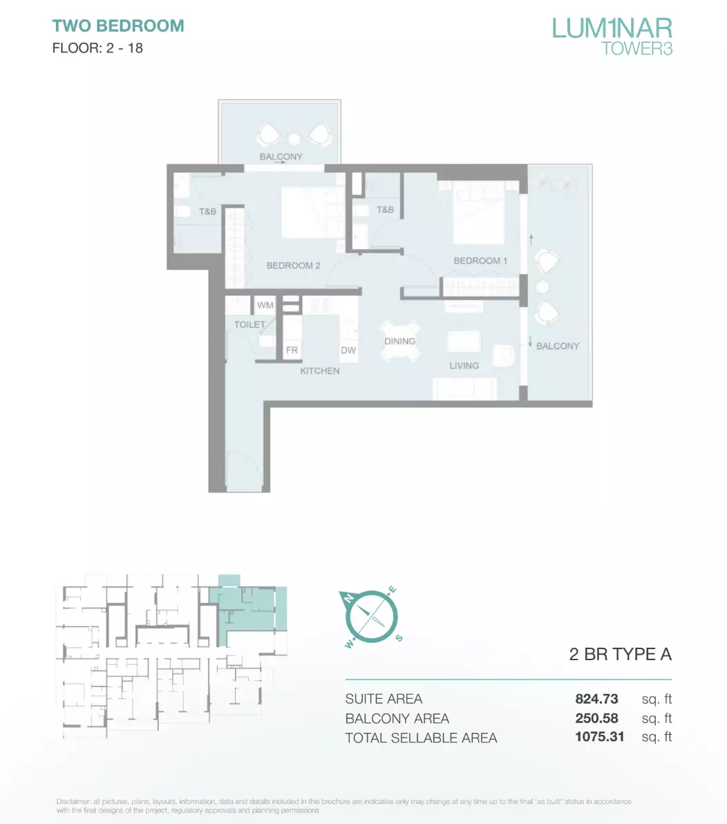 Unit floor plan image