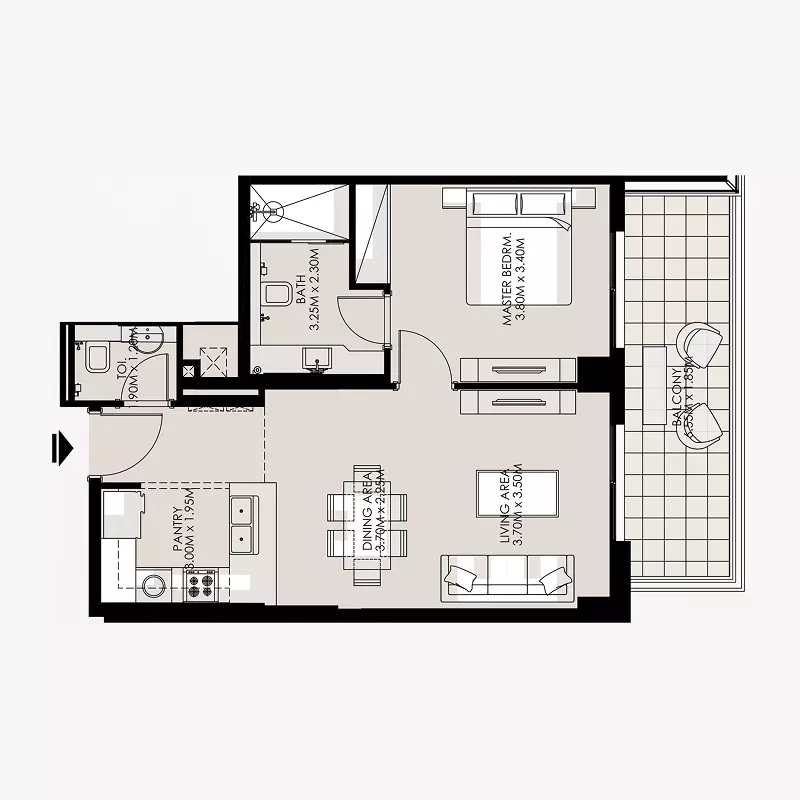 Unit floor plan image