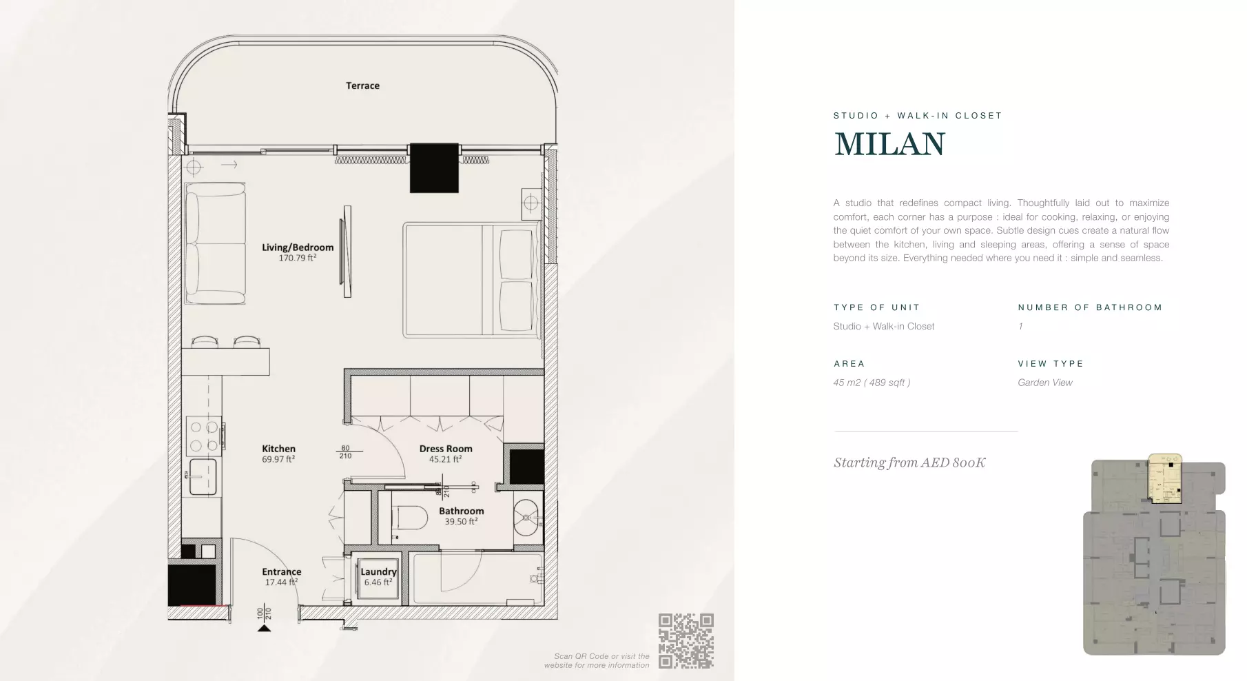 Unit floor plan image