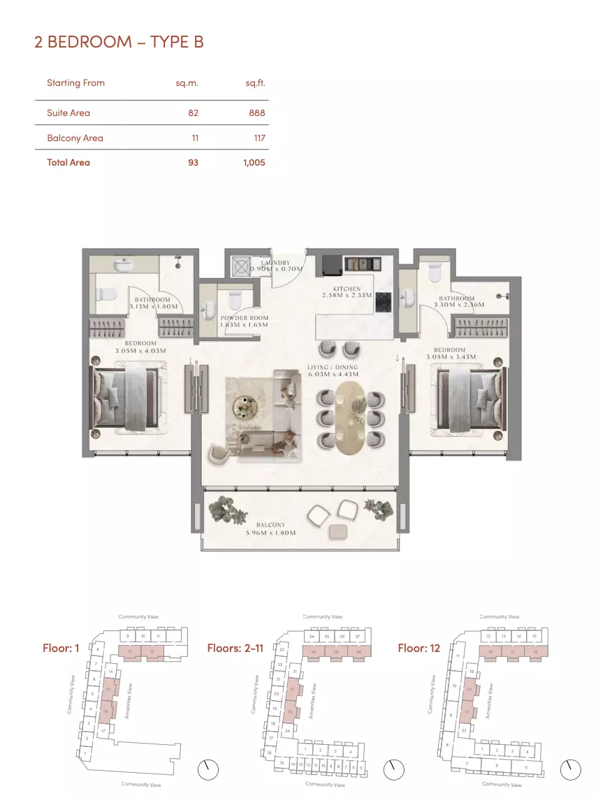 Unit floor plan image