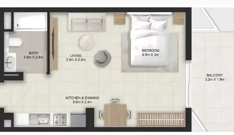 Unit floor plan image